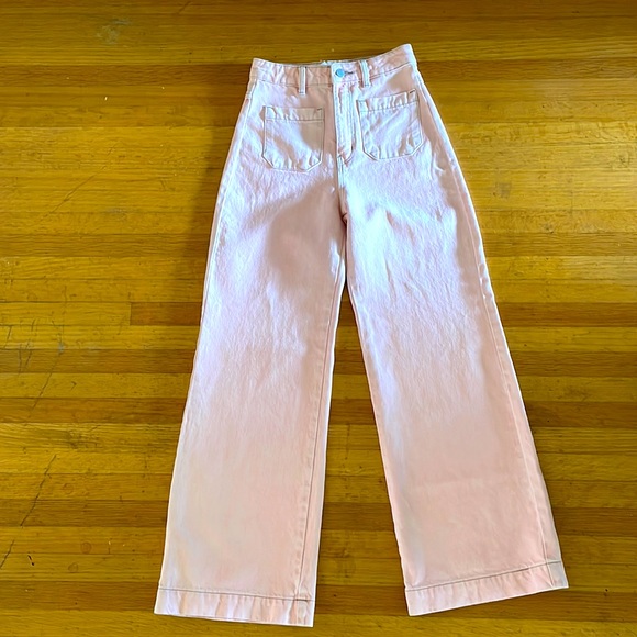 Pink high rise wide leg - Picture 1 of 1